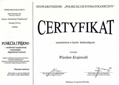 kardent certyfikat 40